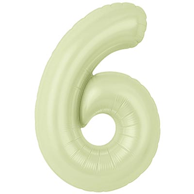 Р ЦИФРА 6  40" Пыльный лайм