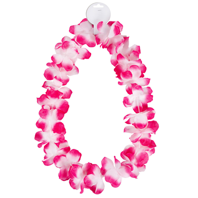 Гавайи Цветы розовые/белые 105см/G