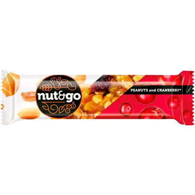Батончик арахис клюква Nut&Go 42г