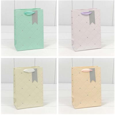 Пакет подар Эксклюзив микс 14х20х8см