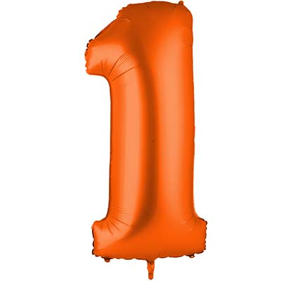 Г ЦИФРА 1  40" Пастель Orange