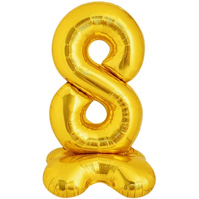 К ЦИФРА 8 50" Gold на подставке