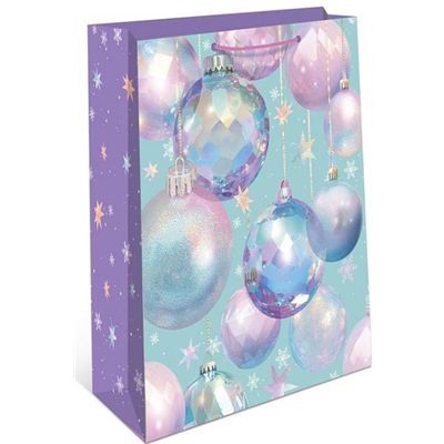 Пакет НГ Перламутр игрушки 26х32х12см