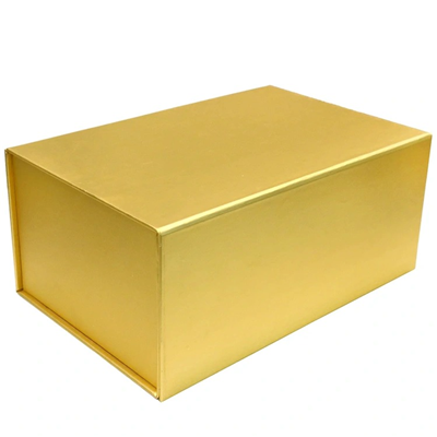 Коробка подар складная 35*23*10 золото