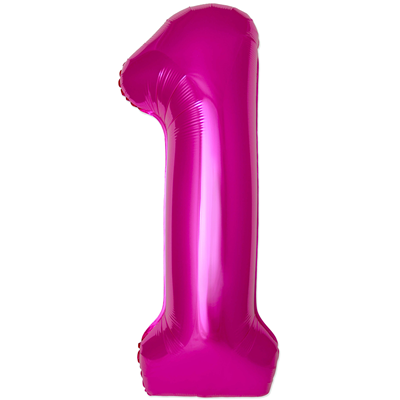 Ф ЦИФРА 1  40" SLIM Fuchsia