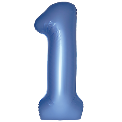 Ф ЦИФРА 1  40" SLIM Satin Blue Reflex