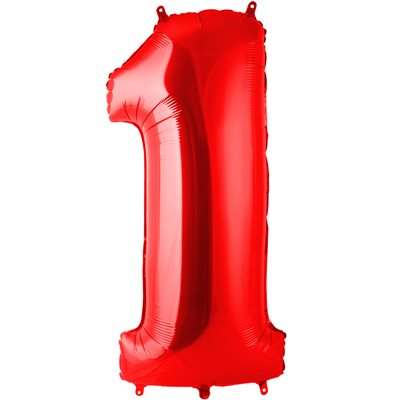 Г ЦИФРА 1 40" Red