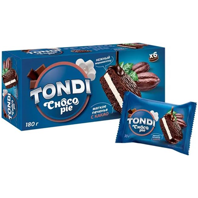 Печенье Choco Pie какао 180г