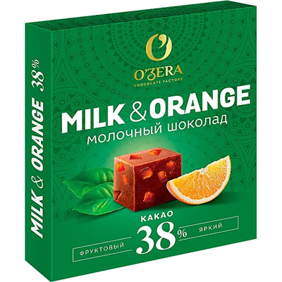 Шоколад O'Zera молочный Orange 90г