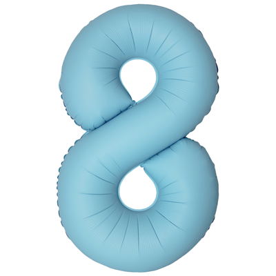 Ф ЦИФРА 8  40" SLIM Matte Baby Blue