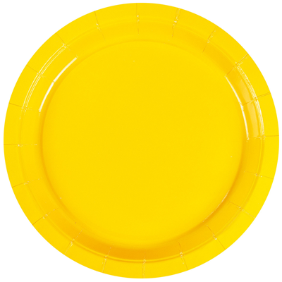 Тарелка желтая 17см 6шт/G