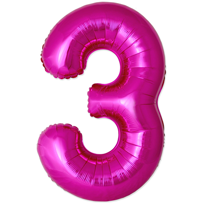 Ф ЦИФРА 3  40" SLIM Fuchsia