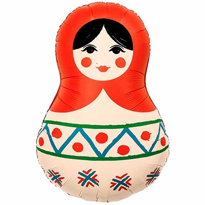 Р ФИГУРА Матрешка Русский узор