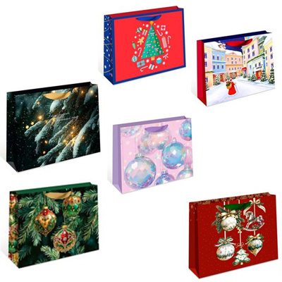 Пакет НГ Настроение 36х32х12см