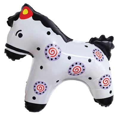 К ФИГУРА Лошадка дымковские узоры