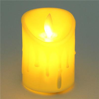 Свеча светодиодная Капли воска 7см