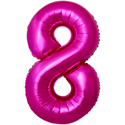Ф ЦИФРА 8  40" SLIM Fuchsia