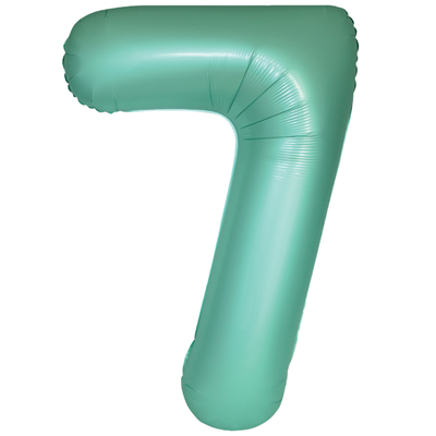 Ф ЦИФРА 7  40" SLIM Satin Turquoise