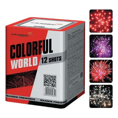 Батарея салютов Colorful World 12залп16с
