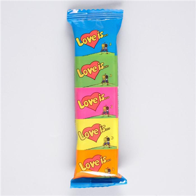 Жев резинка Love is ассорти 5шт