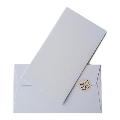 Конверт д/денег белый