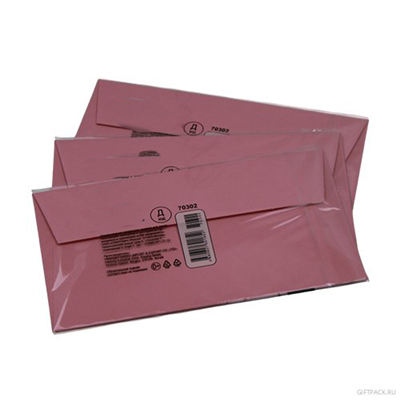 Конверт д/денег темно-розовый