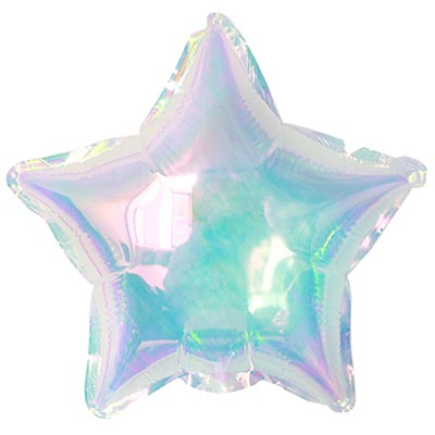 К Б/РИС ЗВЕЗДА 10" Перламутр прозрачный