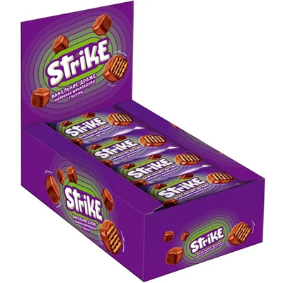 Драже Strike вафля в глазури 40г
