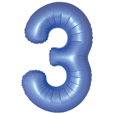 Ф ЦИФРА 3  40" SLIM Satin Blue Reflex