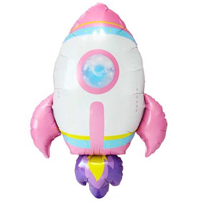 К ФИГУРА Ракета розовая