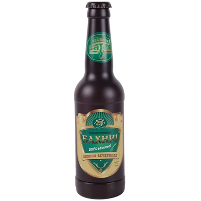 Хлопушка Бутылка Пиво Бахни! 23см