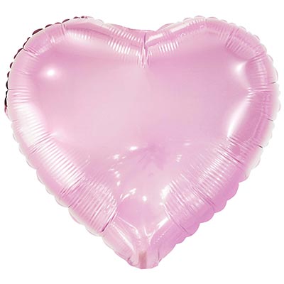 К Б/РИС СЕРДЦЕ 18" Пастель Pink