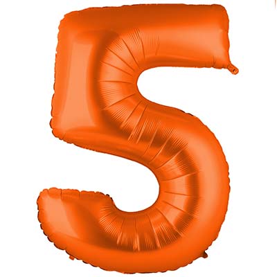 Г ЦИФРА 5  40" Пастель Orange