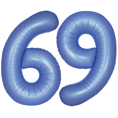 Ф ЦИФРА 6/9  40" SLIM Satin Blue Reflex