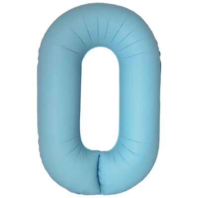 Ф ЦИФРА 0  40" SLIM Matte Baby Blue