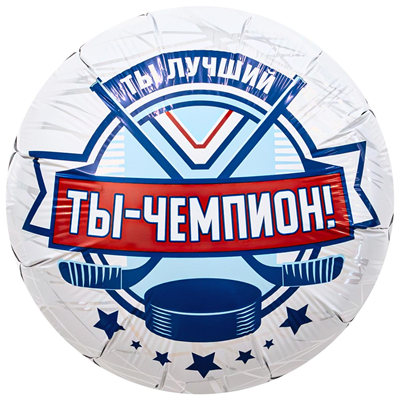Р 18" РУС ТЫ ЧЕМПИОН Хоккеист