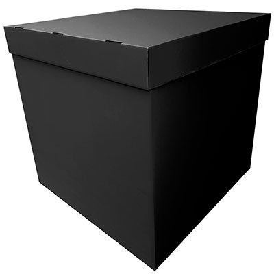 Коробка д/надутых шар 70х70х70см черная