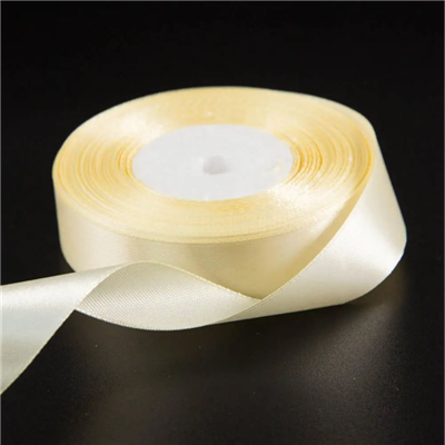 Лента атлас 25ммх23м шампань/И