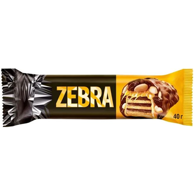 Вафли Zебра 40г