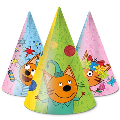 Колпак Три Кота Играем вместе 6шт