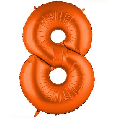 Г ЦИФРА 8  40" Пастель Orange