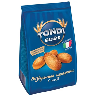 Сухарики с молочным вкусом Tondi 94г