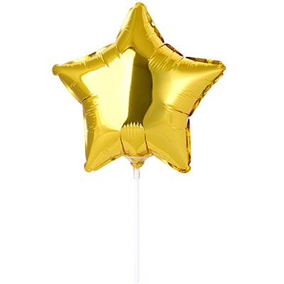 Ф Б/РИС 9" ЗВЕЗДА Металлик Gold(FM)