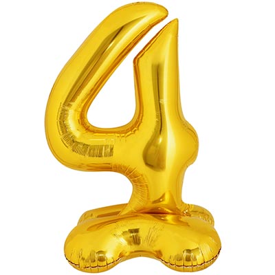 К ЦИФРА 4 50" Gold на подставке