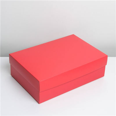 Коробка складная Красная 30х20х9см