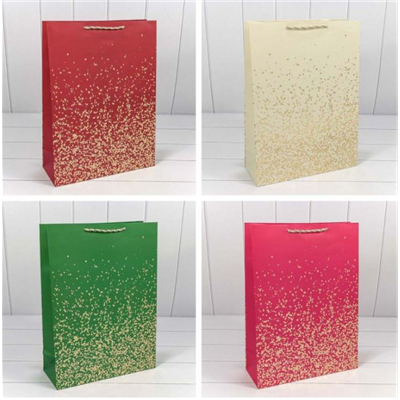 Пакет подар Вкрапления микс 32х42х15см