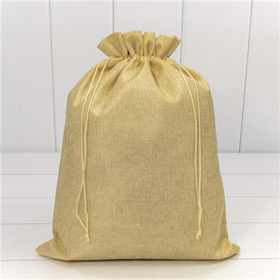 Мешок из льна 30х40см песочный