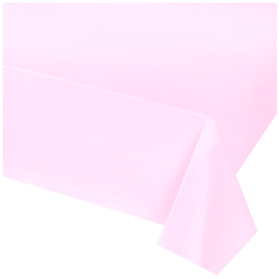 Скатерть п/э Пастель розовая 1,4х2,75м/G
