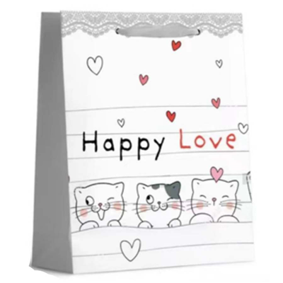 Пакет бум Котята Happy Love 18х23см