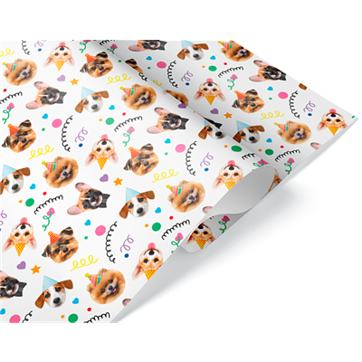 Бумага упак Собаки 0,7*1м 10шт/Д